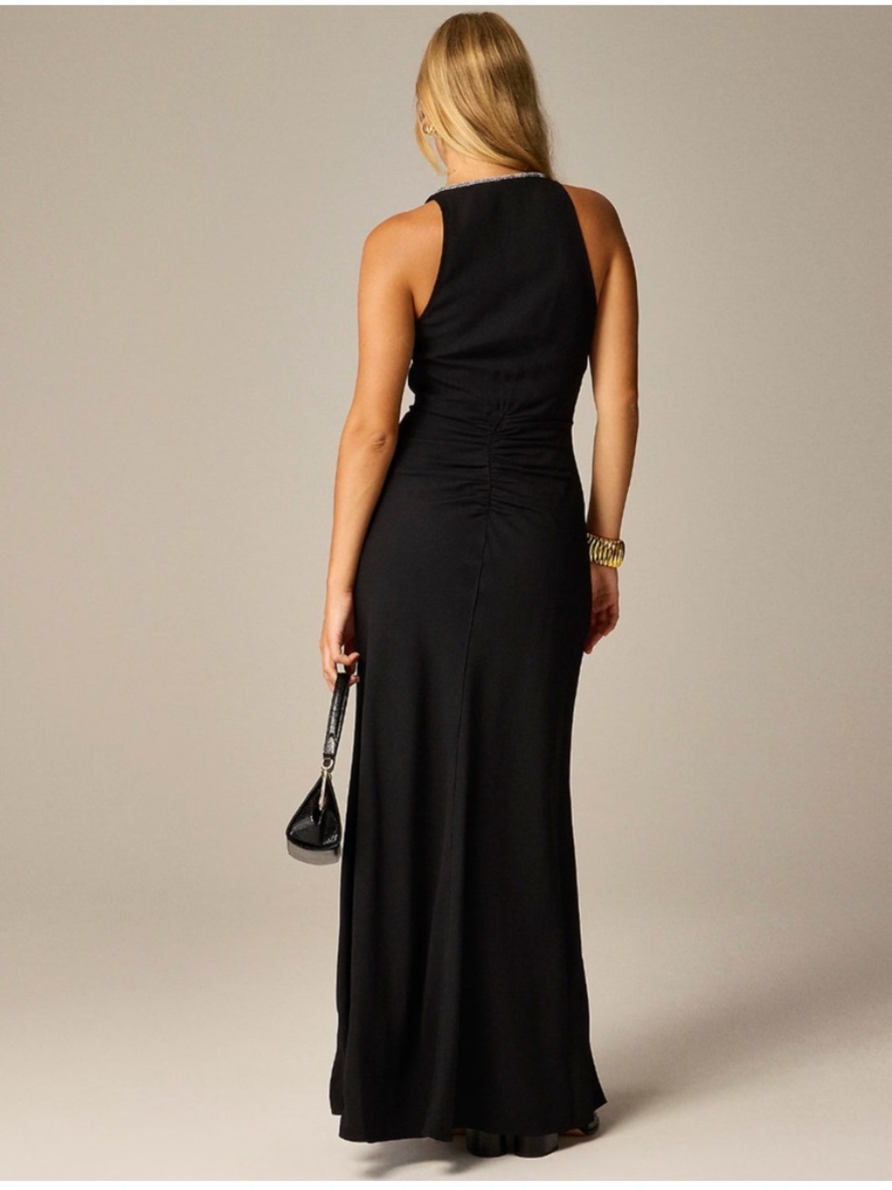 J Crew Dress 8 Formal Black - Picture 4 of 11